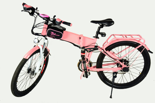 Hammond E-Bike Technology pink bike for breast cancer awareness month 2017