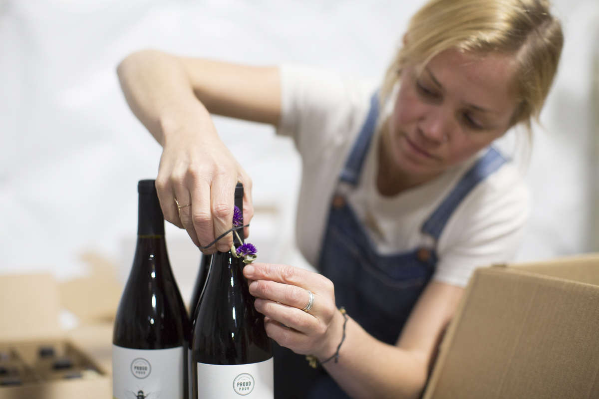 About Berlin Kelly and her organic wine company ProudPour