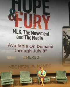 Briana Booker at the Hope and Fury MLK The Movement and The Media Panel discussion at the Newseum in DC