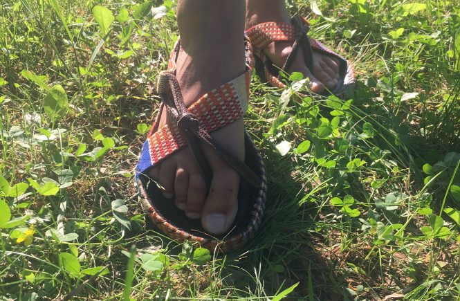 Briana Booker wears Kwame BAAH Sandals from Ghana