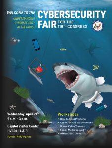 Cybersecurity fair hosted by the Office of Cybersecurity at the U.S. House of Representatives