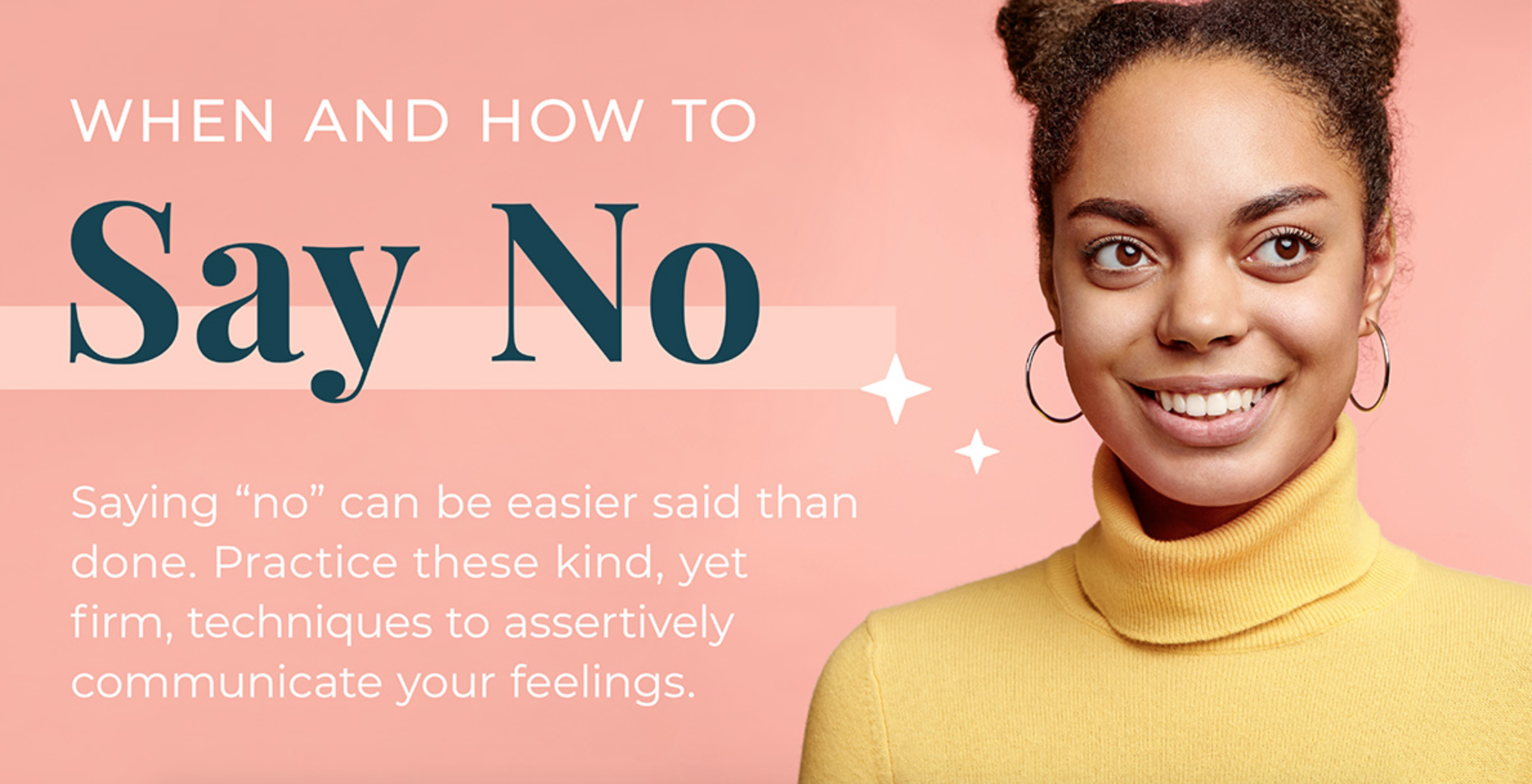 infographic when and how to say no