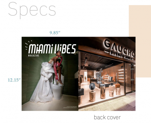 Miami Vibes Magazine Specs