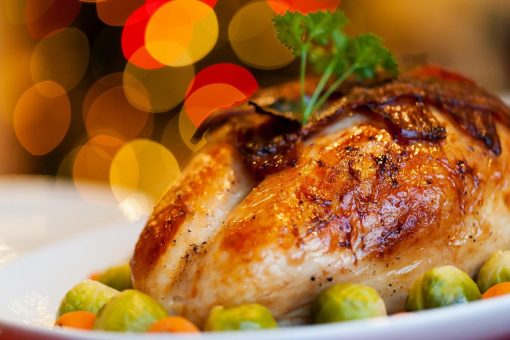 Christmas dinner turkey. Diet that Heavy in Pocket. Healthy Christmas Dinner.